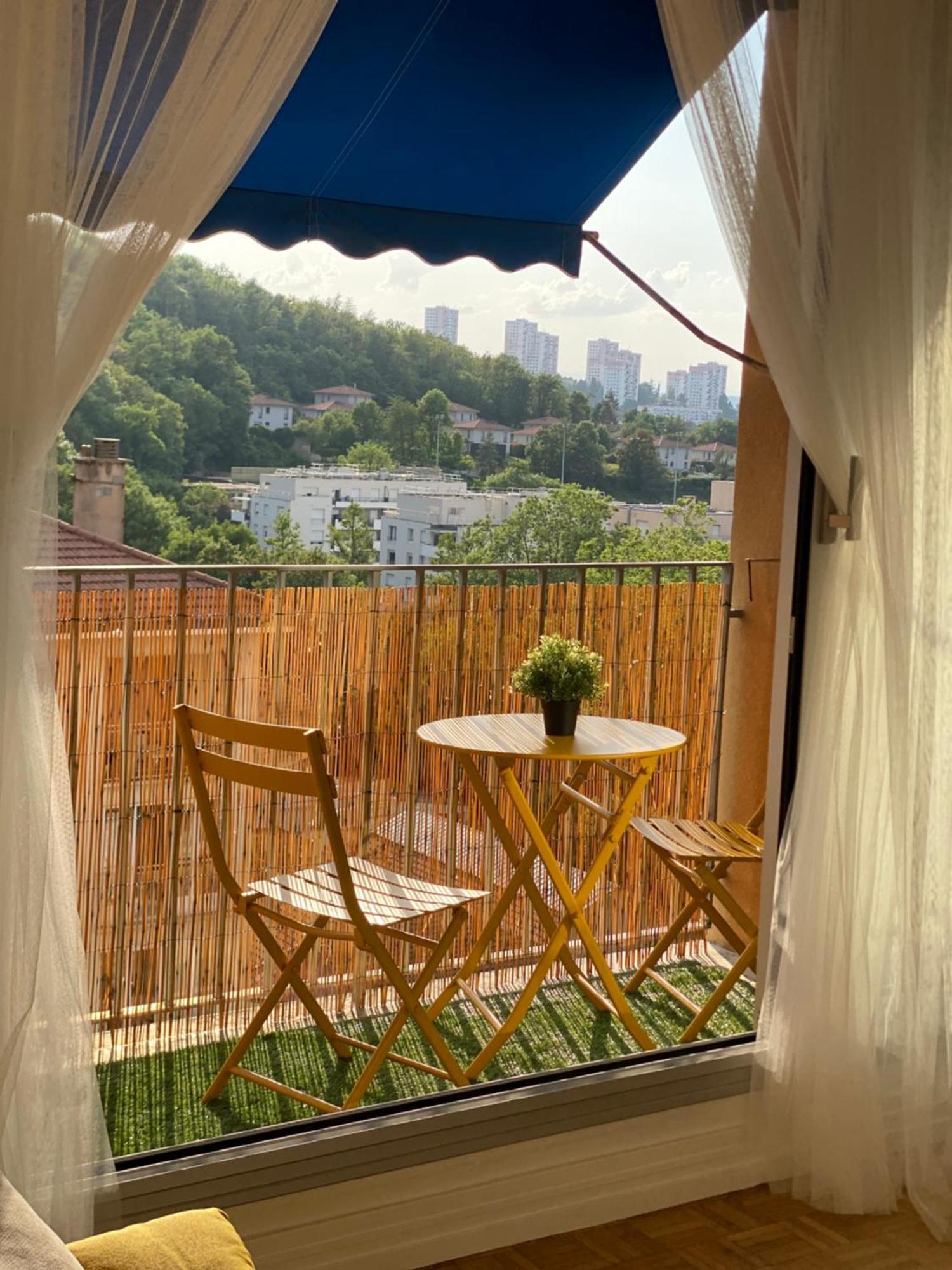 Bergson Top: Spacious Renovated Apartment with Balcony and Panoramic Views Saint-Etienne  Exterior photo